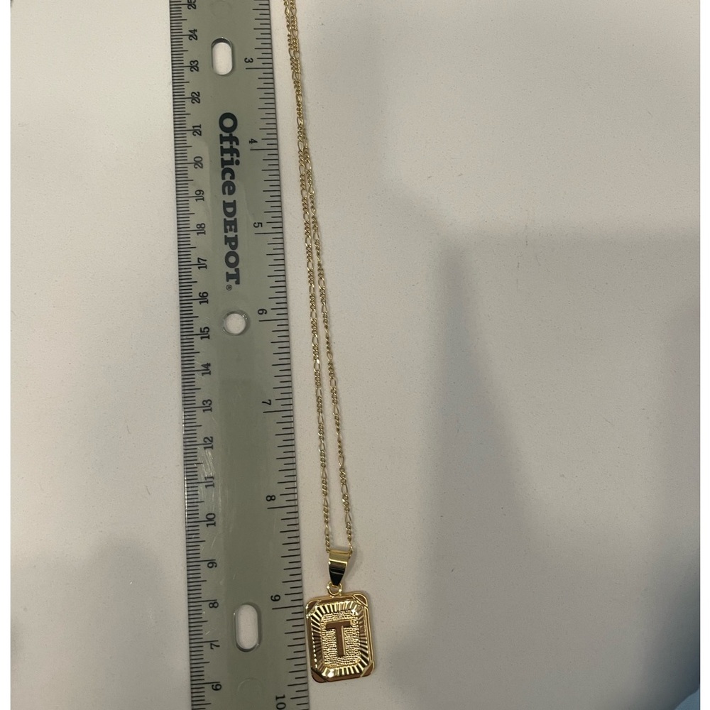 Initial T necklace